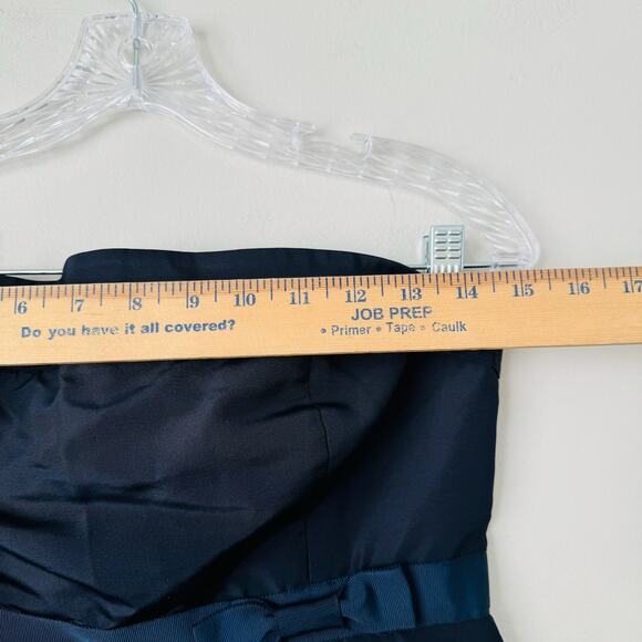 J Crew Navy Blue Strapless Formal Dress Women’s Size 6 - Picture 3 of 9